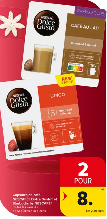 Offre: Capsules de café