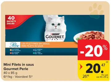 Aanbieding: Mini Filets in saus Gourmet Perle
