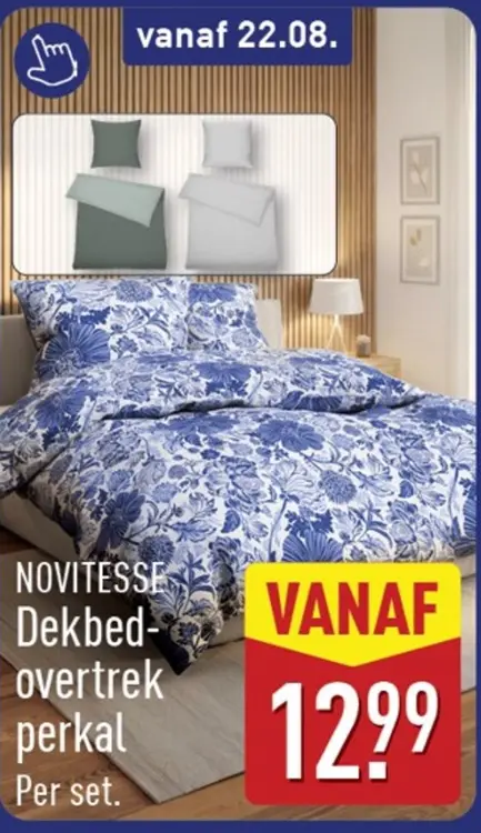 Aanbieding: Dekbedovertrek perkal