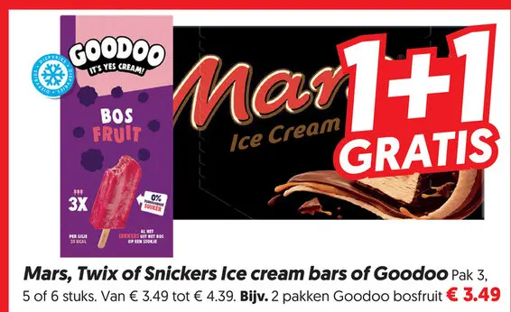 Aanbieding: Ice cream bars