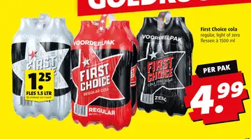 Aanbieding: First Choice cola