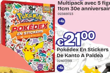 Offre: Pokédex En Stickers De Kanto A Paldea