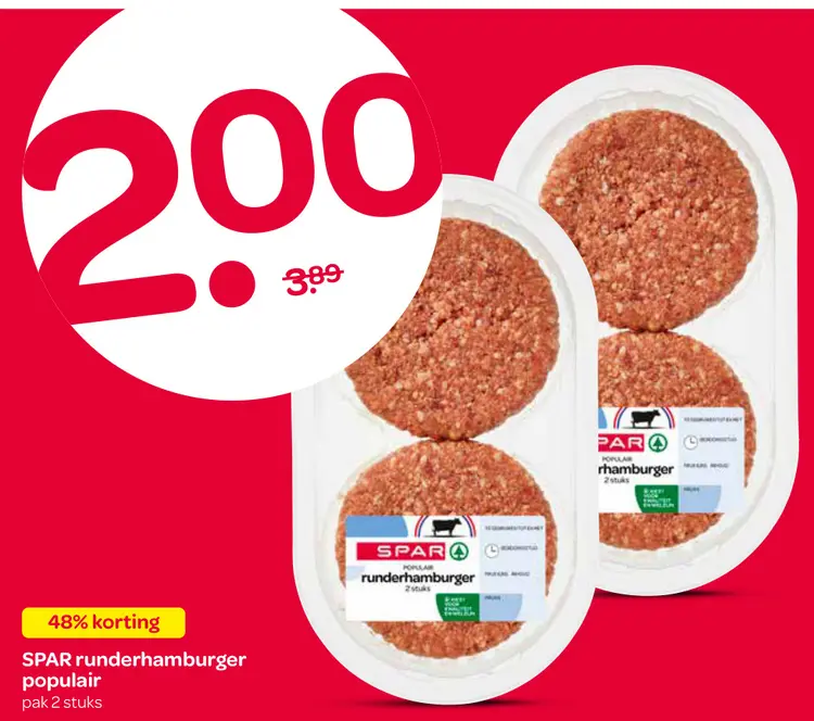 Aanbieding: Runderhamburger