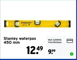 Aanbieding: waterpas