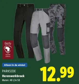 Aanbieding: Herenwerkbroek