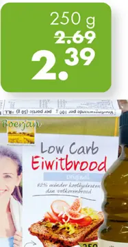 Aanbieding: Low carb eiwitbrood