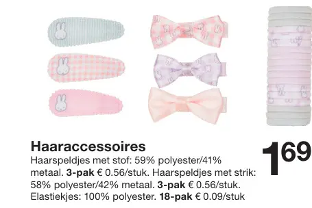Promotie: Haaraccessoires