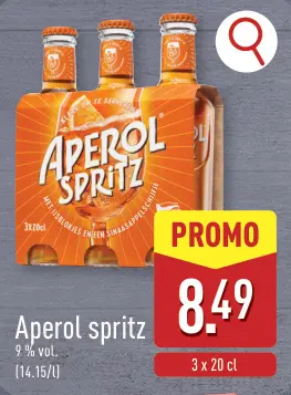 Promotie: Aperol spritz