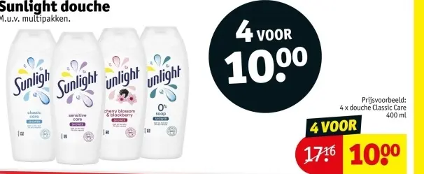 Promotie: Sunlight douche