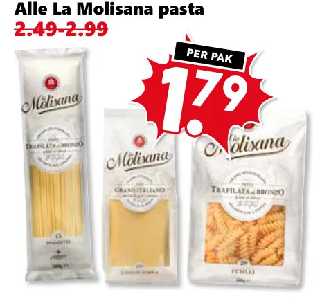 Aanbieding: Alle La Molisana pasta