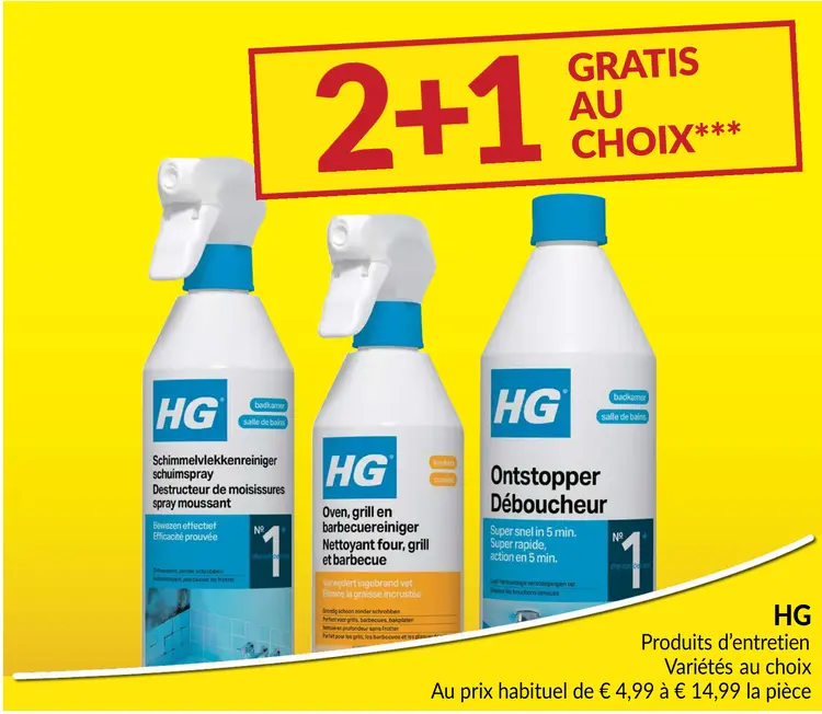 Offre: Produits d'entretien