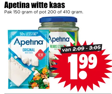 Aanbieding: witte kaas