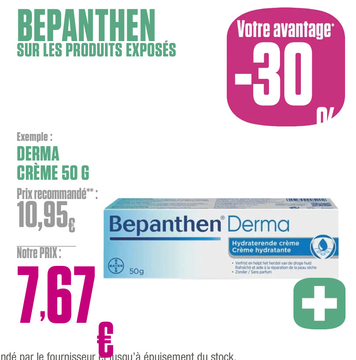 Offre: Bepanthen Derma Hydraterende crème Crème hydr