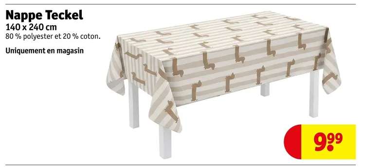 Offre: Nappe Teckel