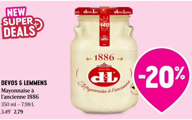Offre: Mayonnaise à l'ancienne 1886