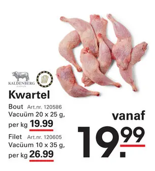 Aanbieding: Kwartel