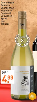 Aanbieding: Oveja Negra Reserva Chardonnay Viognier 75CL Wijn