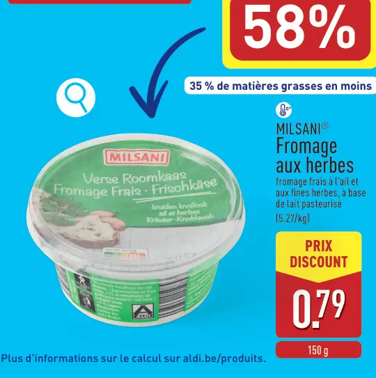 Offre: Fromage aux herbes