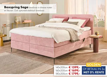 Aanbieding: Saga boxspring