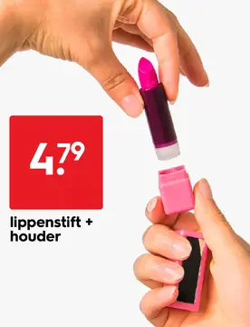 Aanbieding: lippenstift + houder