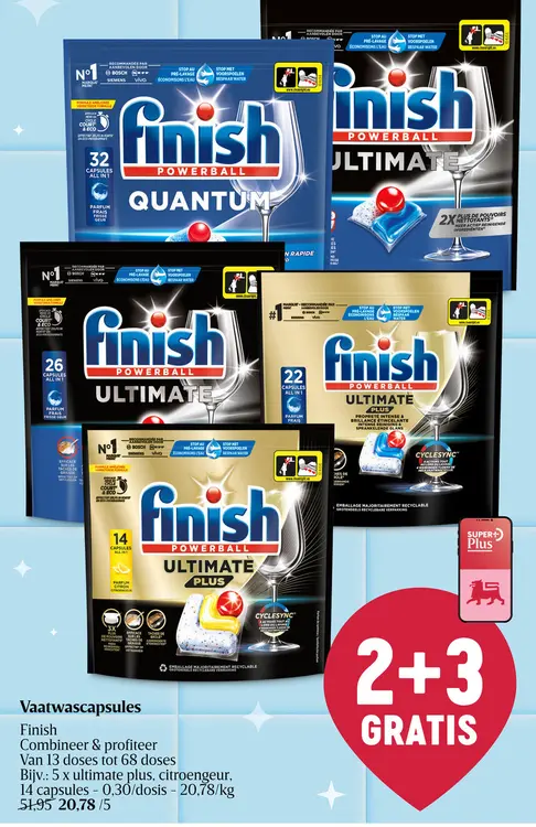 Promotie: Vaatwascapsules