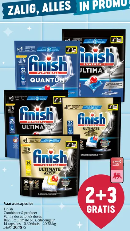 Promotie: Vaatwascapsules