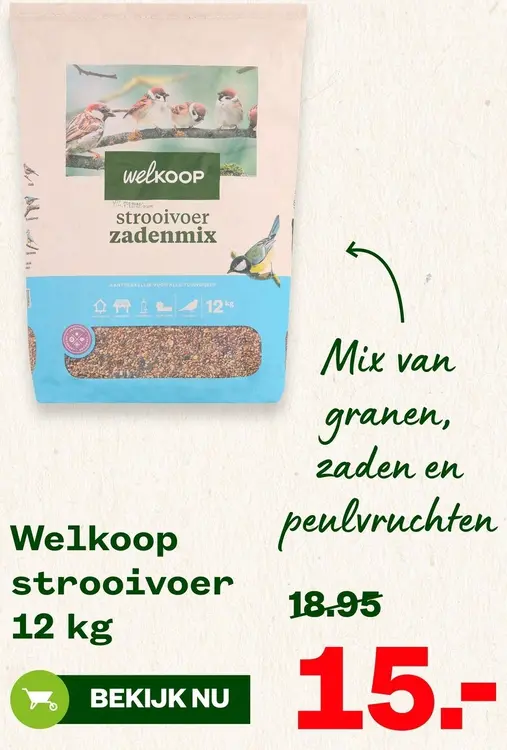 Aanbieding: Strooivoer zadenmix