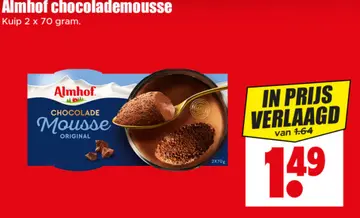 Aanbieding: Almhof Chocolade Mousse Original