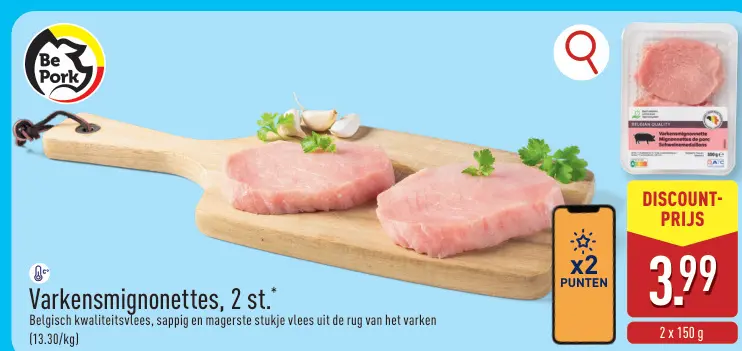 Promotie: Varkensmignonettes