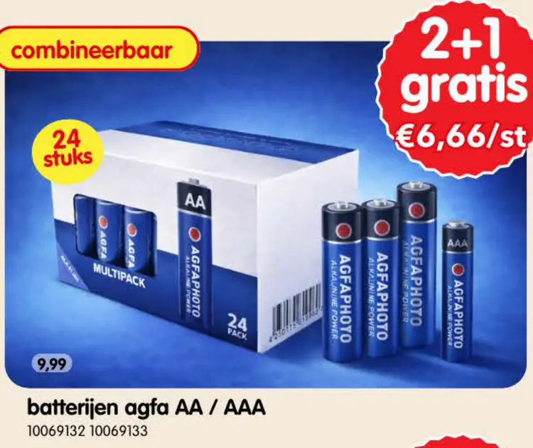 Promotie: batterijen agfa AA / AAA