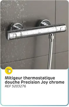 Offre: Mitigeur thermostatique douche grohe precision joy chrome