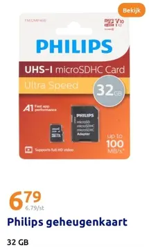 Aanbieding: Philips geheugenkaart