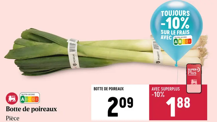 Offre: Botte de poireaux