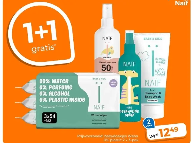 Aanbieding: Babydoekjes Water