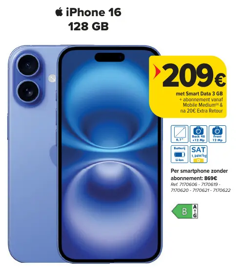 Aanbieding: iPhone 16