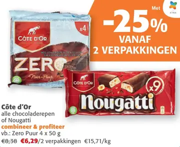 Aanbieding: Chocoladerepen of Nougatti