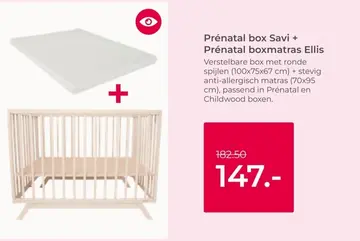 Aanbieding: Box Savi en boxmatras