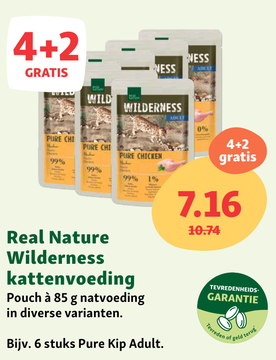 Aanbieding: Real Nature Wilderness kattenvoeding