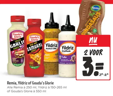 Aanbieding: Remia, Yildriz of Gouda's Glorie
