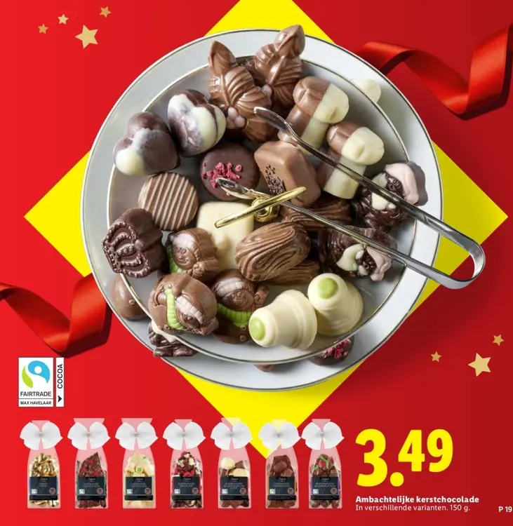 Aanbieding: Ambachtelijke kerstchocolade