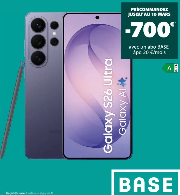 Offre: Galaxy S26 Ultra