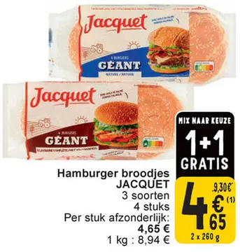 Aanbieding: Hamburger broodjes
