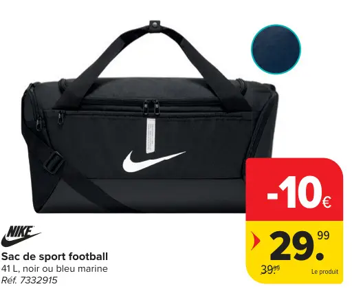 Offre: Sac de sport football