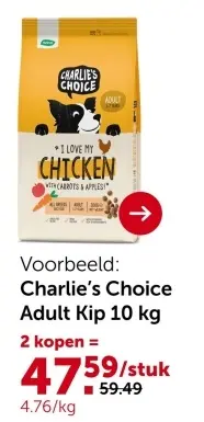Promotie: Charlie's Choice Adult Kip