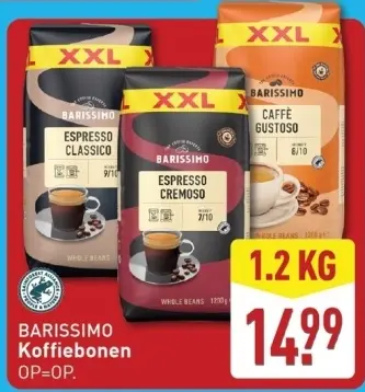 Aanbieding: BARISSIMO Koffiebonen