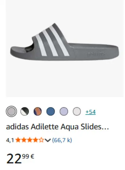 Offre: Adilette Aqua Slides