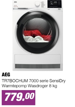 Aanbieding: TR7BOCHUM 7000 serie SensiDry Warmtepomp Wasdroger 8 kg