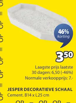 Aanbieding: JESPER DECORATIEVE SCHAAL