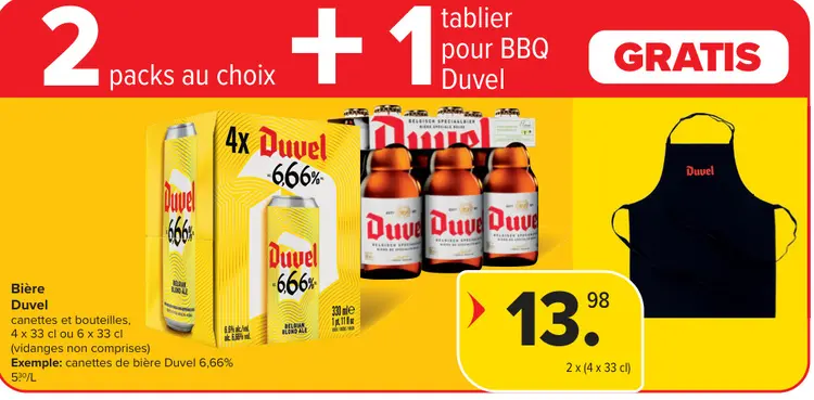 Offre: Bière Duvel