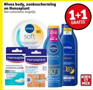 Aanbieding: Nivea body, zonbescherming en Hansaplast